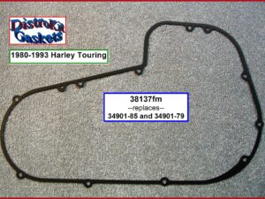 Gasket, primary cover, foamet, 80-93 FLT Touring 5-speed, Ref. 34901-79B
