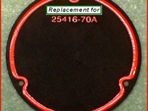 Gasket, derby cover, steel-core foamet 70-98 Shovelhead, Big Twin, Ref. 25416-70C