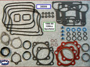 Top End Rebuild Gasket Kit for 86-90 Harley Sportster 1100/1200cc (ref. 17032-86)