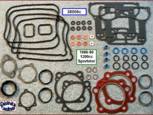 Top End Gasket Kit w/copper washers 1986-90 1200 Harley Sportster (ref. 17032-86)