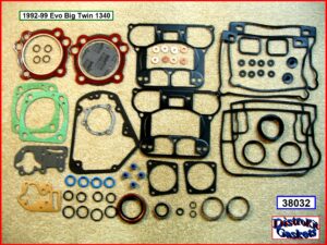 Kit, engine, foamet rocker, 92-99 1340 Evo, 17041-92A, beaded head, copper washer, Ref.  17041-92A