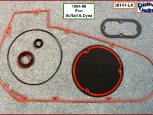 Kit, primary cover, 1sb, Late 84-88 Evo Softail, Dyna, Ref. 60538-81