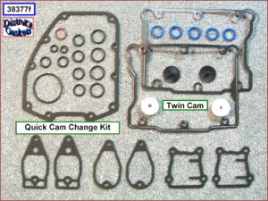 Kit,  Cam Change, foamet cam cover, foamet flat gaskets, SLS rocker, 99-10 T/C Not for 2011-up, or any T/C w/stamped steel breather ass'y, Ref.25244-99