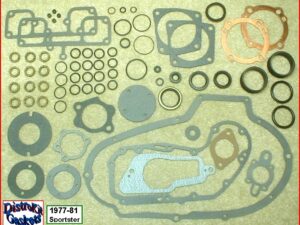 Kit, Engine, XL, Ironhead Sportster, 1977-81, copper HG, rubber washers, Ref. 17026-79