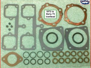 Kit, Top End 1972 - Early 73, 1000cc, Ironhead Sportster, XL, copper HG, Ref. 17030-72