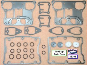 Kit, Rocker Box, SLS rocker gaskets, foamet flat gaskets, 99-2010 T/C Not for 2011-up with stamped steel breather ass'y, Ref. 17033-99