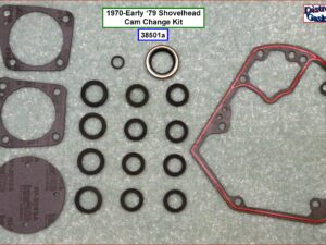 Kit, cam change, rubber washers, 70-E79 Shovelhead, ref. 25225-70